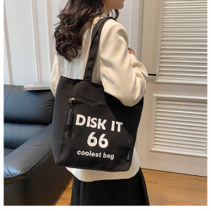 JENL Shoulder Canvas Bag Large Capacity Japanese Students Class Crossbody Bag Casual Carrying College Tote Bag