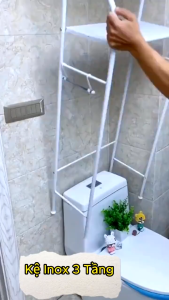💥Kệ nhà vệ sinh phong cách hiện  cao cấp sơn tĩnh điện chống rỉ Kệ đựng đồ tiết kiệm không gian đa năng tiện lợi