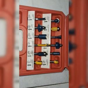 MATA PROFIL ROUTER BIT 12PCS & Aksesoris Router Berkualitas