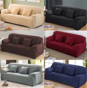1/2/3/4 Seater Sofa Cover Furniture Cover Protector L Shape or Regular Shape Washable Removable Stretchable Couch Cover