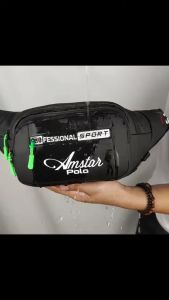 POLO AMSTAR - Tas Pria Tas Selempang Bahu Polo Amstar multifungsi Tas Pinggang Waistbag Anti Air