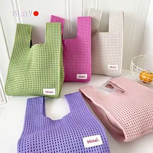LITTLE DAISY | Hilldi Knitted Bag Tas Rajut Fashion / Hampers Bag Christmas / Tas Fashion Bangkok Viral / Tas Lucu Tas Wanita Korea