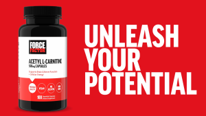 Force Factor Acetyl L-Carnitine 500mg 100 Vegetable Capsules Brain Supplement Nerve Support Supplement and Cellular Energy Booster