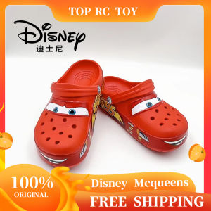 Disney Mcqueens Pixar Cartoon Solid Waterproof Slippers Outdoor Sand Sandals Casual Breathable Ankle-wrap Eva Adult Shoes Gifts