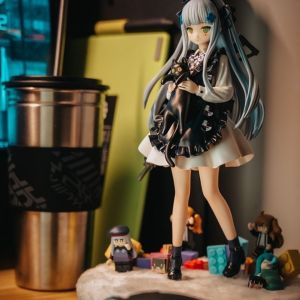 Gift HK416 Black Cat Anime Game Bishoujo Figure Cute Domestic Production Collectible Static Model Adult Audience