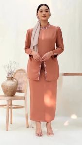 Oneset Baju Kurung Melayu Dress Kondangan Baju Pesta Terbaru Kekinian