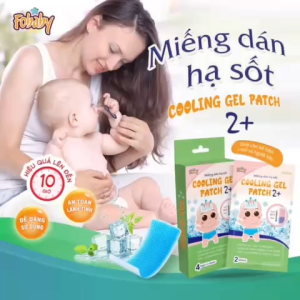 Miếng Dán Hạ Sốt Fobaby Cooling Gel Patch 0+ 2+ Cho Bé Trẻ Sơ Sinh Trẻ Em Người Lớn Gel Lạnh Làm Mát Hạ Nhiệt 10 Giờ