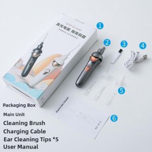 Intelligent Ear Cleaning Tool with Camera Light Suction