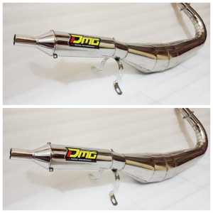 KNALPOT RX KING RX SPECIAL KOLONG TELO FULL CROOM SUARA SUPER GARiNG