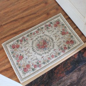 Jacquard Blend Non-slip Machine Washable Rug