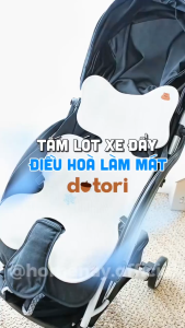 Tấm Lót Xe Đẩy Trẻ Em Dotori Cao Cấp – Đệm Lót Thoáng Khí Chống Bí Nóng – Phù Hợp Xe Đẩy Xe Nôi Ghế Ngồi Em Bé
