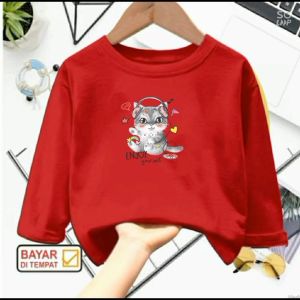 Baju Anak Perempuan Usia 1-12 Tahun Lengan Panjang Enjoy Yourself