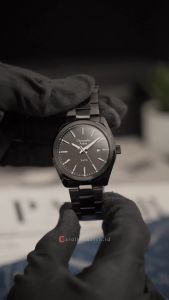 Jam Tangan Pria Christophe Arden CA 3001 MDBIPBA Black Dial Black Stainless Steel Strap