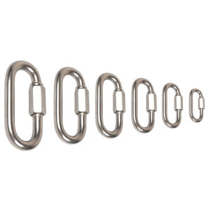 Secure Stainless Steel Carabiner with Screw Lock for Outdoor Climbing Hiking and Mountaineering Gear
