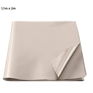 Vải Bạc Dẫn Điện Chống Bức Xạ EMF/EMI Ngăn Chặn NFC/RF Dệt Acrylic Công Nghiệp 1/2M Thiết Bị Bảo Hộ Giảm Tiếng Ồn