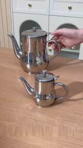 FR-C1183 Oil Pot Teko Minyak 600ML Wadah Penyaring Minyak Goreng Stainless Serbaguna Anti Karat