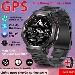 Đồng Hồ Thông Minh T-Rex 3 Chuyên Nghiệp Dành Cho Nam Đạt Chuẩn Quân Sự Thể Thao Ngoài Trời GPS La Bàn Gọi Bluetooth Chống Nước IP69K/10ATM Tích Hợp Theo Dõi Sức Khỏe Và Giấc Ngủ