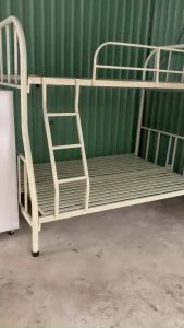 Giường tầng kí túc xá giá rẻ - giường tầng nhân viên bằng sắt giá xưởng hàng lắp ráp nhanh hình ảnh thực tế 100%
