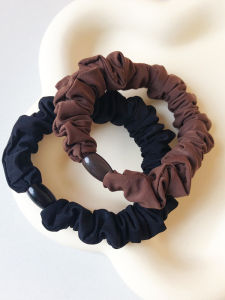 Elegant Satin Hair Ties Womens Simple Hair Bands Elastic Hair Bands Fresh out Fashion Korean Style Hair Accessories