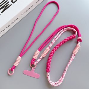 Creative Cartoon Mobile Phone Universal Lanyard Crossbody Long Rope Lanyard Rope Cartoon Decorative Pendant Accessories