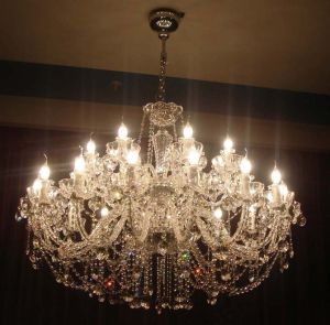 Luxurious European Crystal Chandelier Villa Staircase Light Double Layer Living Room Study Lamp Grand Dining Room Light