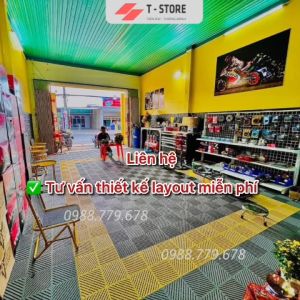 Tấm Thảm lót sàn Gara ô tô MHI  nhựa PP chịu lực kích thước 40x40x2.3cm Thảm Ngoài Trời Kiểu Hiện Đại Thảm Lót Sàn Màu Đỏ Đen Ghi Xám Tấm Thảm Gara Sản Xuất Tại Việt Nam - Lazada