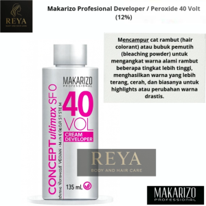 REYA - MAKARIZO Concept Ultimax Cream Developer 135ml Oxidant Oxydant Peroxide Pewarna Rambut