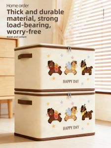 XINGYOU | Large Capacity Folding Dustproof Storage Box with Lock