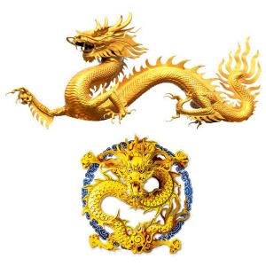 Decal Trang Trí Xe Hình Rồng Che Khuyết Điểm Chống Nước
