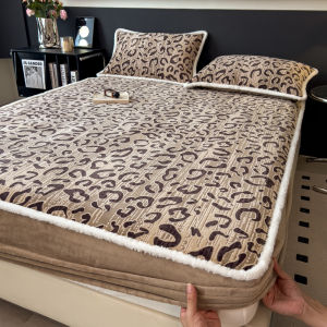 Kiss Dear | Winter Warm Milk Coral Velvet Mattress Cover Anti-slip