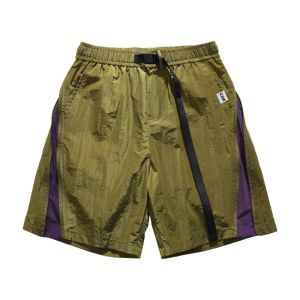 izzue | Quick-Dry Color-Block Ice-Silk Shorts