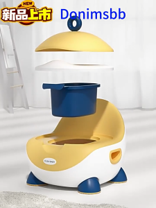SG Stock - Portable Potty Training Toilet Seat with Lid Baby Potty Trainer for Toddler Improve Child Development