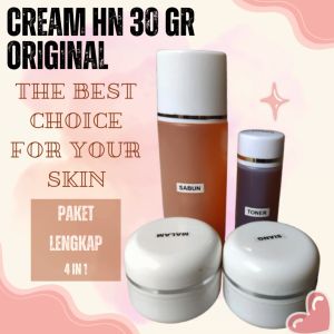 PROMO MURAH PAKET LENGKAP CREAM HNplatinum 30 GR UNTUK KULIT LEBIH CERAH DAN GLOWING