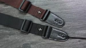 Electric Guitar Strap Acoustic Guitar Belt Straps Vintage Cross Personality Guitar Straps Pick Pocket Guitar Accessories