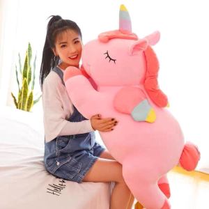 GẤU BÔNG KÌ LÂN UNICORN NGỰA PONY VẢI MINISO CAO CẤP GẤU BÔNG AN TOÀN CHO BÉ