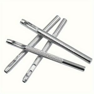 Craftsman World Manual Belt Punching Machine 4-Piece Circle Puncher And Dies Set Leather Crafting Drill & Punch Tool Kit