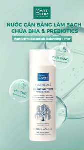Nước cân bằng làm sạch da MartiDerm Balancing Toner (200ml)