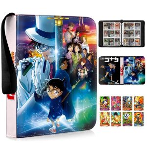 High Capacity Detective Conan Card Album Nine Grid Inner Pages Luxury Storage Album Cartoon Anime Stationery Collectible Cards