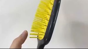 Detangling Hair Brush Hollow Ergonomic Handle Scalp Massage Women Girls Wet Dry Long Curly Fluffy Hair Styling Comb Hair