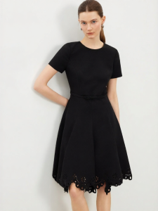 Vero Moda | Belted Lace Hollow A-line Dress