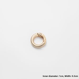 Metal Zinc Alloy Open Jump Rings Keychain Accessories