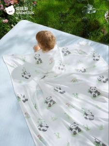 Usbettas | Bamboo Cotton Ice Silk Baby Summer Blanket Light Air Conditioned Cover