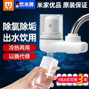 Home Use Drinking Water Purifier Kitchen Tap Filter Mouth Scale Removal Tap Ceramic Filter Core Double Outflow Active Carbon