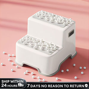 SHEEPER Kids/Childrens bathroom step stool Anti-Slip Stable Step Stool for Potty Training & Bathroom Use for Children