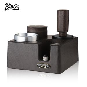 BINCOO ชุดห่วงรับสัญญาณที่เก็บแป้งอเนกประสงค์ฐานแท่นบดกาแฟเอสเปรสโซ่ที่จับที่ยึดแทมเปอร์และชุดผู้จัดจำหน่าย51มม./58มม.