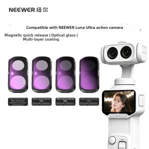 Neewer | For Insta360 Luna Light Pollution Reduction Soft Black UV CPL ND Wide Angle Filter Set