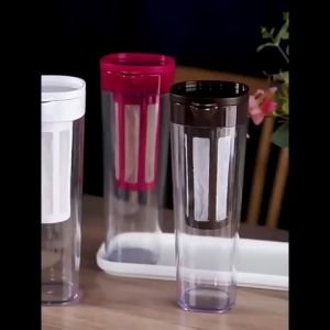1100ML Cup Drip Cold Brew Iced Tea Coffee Maker Portable Bottle Pot Espresso Filter Airtight Seal TH