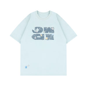 OWOX | Áo Thun In Hình Biển Đảo Phong Cách Casual