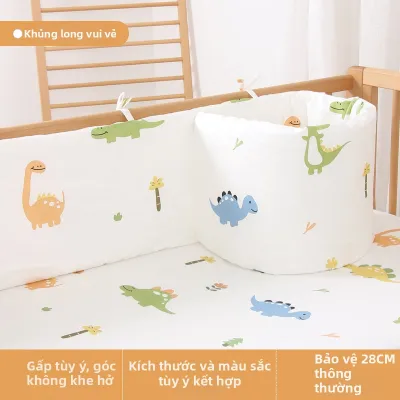 UBAN | Thanh chắn giường cotton chống va đập có thể tháo rời và tùy chỉnh 1 cái