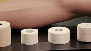White Athletic Sports Tape Mueller Tape Skin Film Tape Finger Tape Muscle Tape Finger Bandage Basketball Strapping Tennis Tape